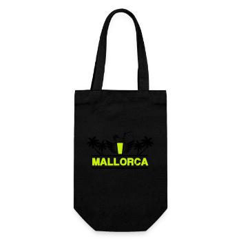 mallorca - Geschenkbeutel für Flaschen - Schwarz - Vorne