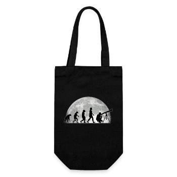 Astronomy Evolution Moon, astronomical - Gift Bag for Bottles - black - Front