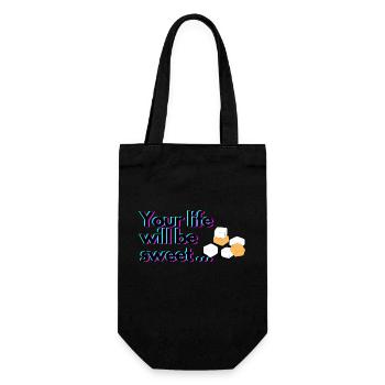 Votre vie sera douce - Sac à bouteille - noir - Devant