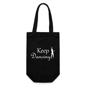 Danse Musique de danse - Sac à bouteille - noir - Devant