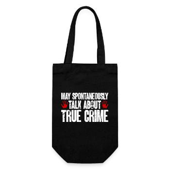 Wahre Verbrechen Podcaster True Crime Podcast - Gift Bag for Bottles - black - Front