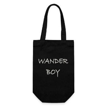 Wander Boy - Gift Bag for Bottles - black - Front