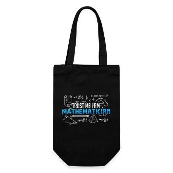 Mathe Mathematik Lehrer Student Wissenschaft - Geschenkbeutel für Flaschen - Schwarz - Vorne