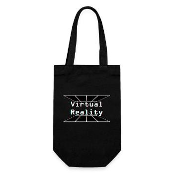 Immersives Virtual-Reality-Design: Entdecken Sie eine Digita - Geschenkbeutel für Flaschen - Schwarz - Vorne