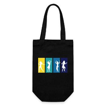Danse Musique de danse - Sac à bouteille - noir - Devant