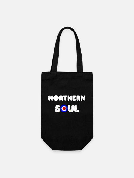 NORTHERN SOUL MINIMAL - Gift Bag for Bottles - black