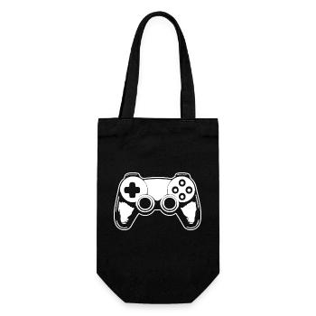 Manette de jeu de jeux vidéo - Sac à bouteille - noir - Devant