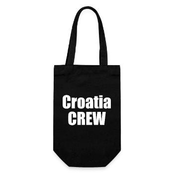 Croatia Crew - Geschenkbeutel für Flaschen - Schwarz - Vorne