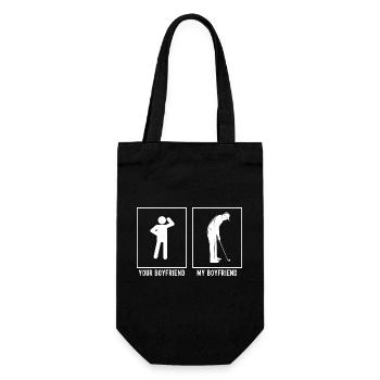 Your Friend - My Friend - Golf - Gift Bag for Bottles - black - Front