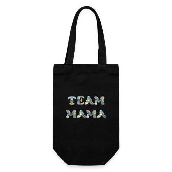 Team Mama Pacifier - Gift Bag for Bottles - black - Front