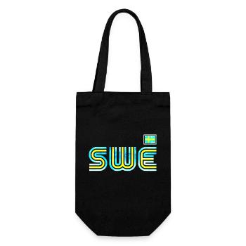 Suède Suède drapeau national norden skandinavia - Sac à bouteille - noir - Devant