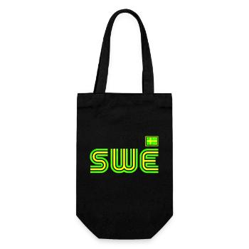 Suède Suède drapeau national norden skandinavia - Sac à bouteille - noir - Devant