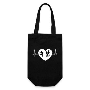 Danse Musique de danse - Sac à bouteille - noir - Devant