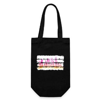 City usa illinois america travel united states - Gift Bag for Bottles - black - Front