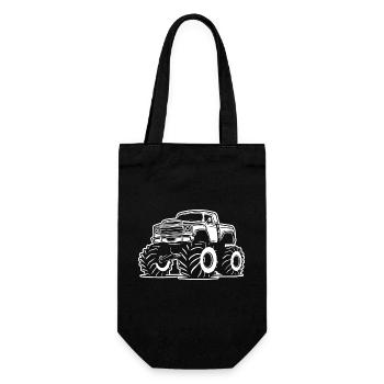 Monster Truck Monster Truck Lover Fan - Gift Bag for Bottles - black - Front