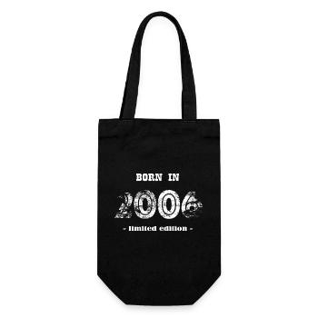 BORN IN 2006 - limited edition - Gift Bag for Bottles - black - Front