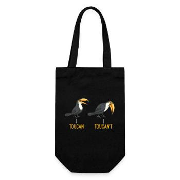 Toucan Bird Rainforest - Gift Bag for Bottles - black - Front