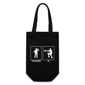 Votre mari - Moi - Basketball Pass - Sac à bouteille - noir - Devant