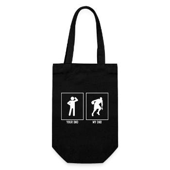 Your Father - My Father - Professional Basketball - Gift Bag for Bottles - black - Front