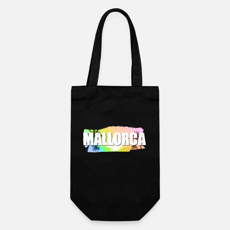 Mallorca - Geschenkbeutel für Flaschen - Schwarz