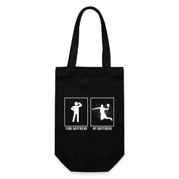 Dein Freund - Mein Freund - Basketball Sun Burst - Geschenkbeutel für Flaschen - Schwarz - Vorne