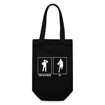 Your Friend - Me - Basketball Run - Gift Bag for Bottles - black - Front