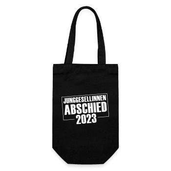 Junggesellinnenabschied 2023 Jga - Geschenkbeutel für Flaschen - Schwarz - Vorne