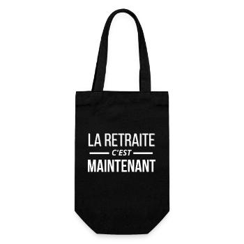 La Retraite c'est maintenant - Sac à bouteille - noir - Devant