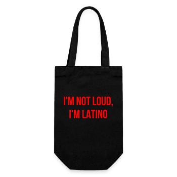 Je ne suis pas bruyant, je suis anglais latino - Sac à bouteille - noir - Devant