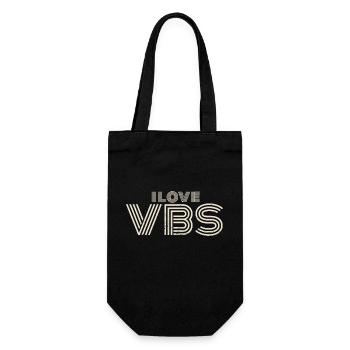 VBS Crew Summer Camp Vacation Teacher Student - Geschenkbeutel für Flaschen - Schwarz - Vorne
