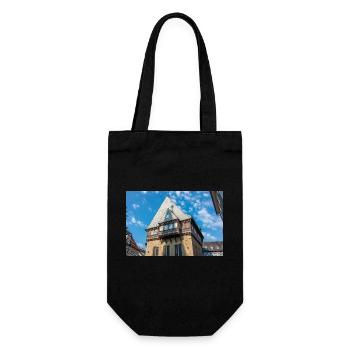 historical Bakers' Guildhall Goslar - Gift Bag for Bottles - black - Front