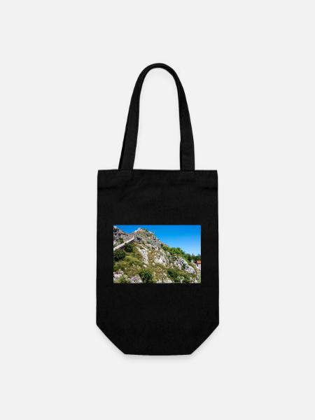 Festung Knin (Kninska tvrđava) Kroatien - Geschenkbeutel für Flaschen - Schwarz