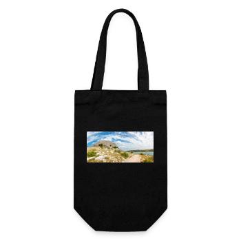 The Wall of Oštrica (Bedem Grebastica) Croatia - Gift Bag for Bottles - black - Front