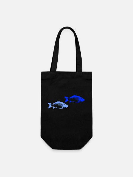 Poissons 2 - Sac à bouteille - noir