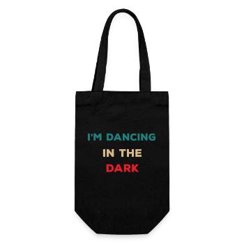 Dancing Dance Music - Geschenkbeutel für Flaschen - Schwarz - Vorne