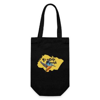 Fehrow Shirt gelb einseitig We wutsobje prjawoski - Geschenkbeutel für Flaschen - Schwarz - Vorne
