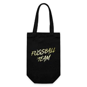 Fussball Team - Geschenkbeutel für Flaschen - Schwarz - Vorne