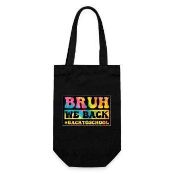 Groovy Bruh We Back - Back To School Tie Dye - Sac à bouteille - noir - Devant