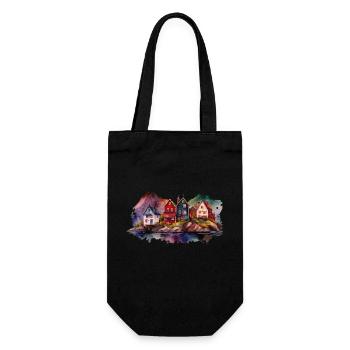 Schweden Schweden Schweden Skandinavien Reisekunst Kunst - Geschenkbeutel für Flaschen - Schwarz - Vorne