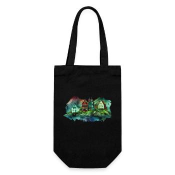 Schweden Schweden Schweden Skandinavien Reisekunst Kunst - Geschenkbeutel für Flaschen - Schwarz - Vorne