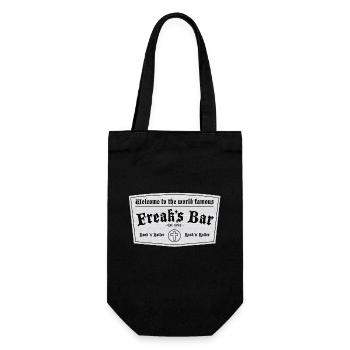 Freaks Bar lumière - Sac à bouteille - noir - Devant