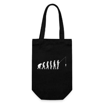 Pêche, pêche, hameçons, pêche, pêcheurs - Sac à bouteille - noir - Devant