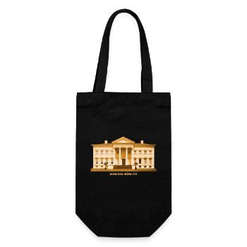 Wörlitz Schloss Park Garten Dessau Sachsen-Anhalt - Geschenkbeutel für Flaschen - Schwarz - Vorne