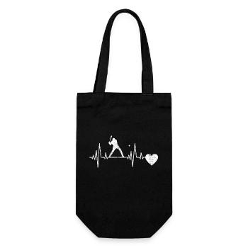 Baseball Baseballer Baseball Player Baseball Team - Gift Bag for Bottles - black - Front