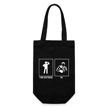 Votre ami - Moi - Boxing Block Vector - Sac à bouteille - noir - Devant