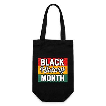 Black History Month Black History - Geschenkbeutel für Flaschen - Schwarz - Vorne