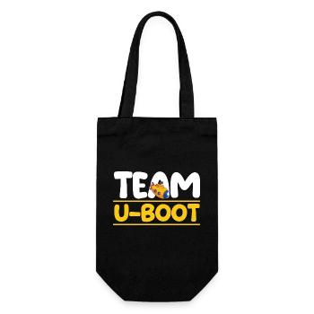 Tauchboot Unterseeboot Unterwasserboot U-Boot - Geschenkbeutel für Flaschen - Schwarz - Vorne
