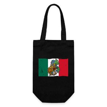 Huitzilopochtli Aztek Mythologie Mexiko Kultur - Geschenkbeutel für Flaschen - Schwarz - Vorne