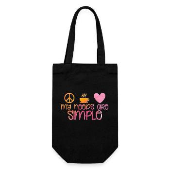 Café Détente - Gift Bag for Bottles - black - Front