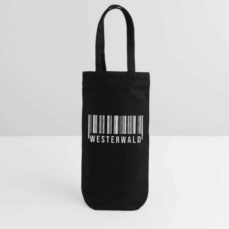 Westerwald Strichcode Geschenkbeutel für Flaschen